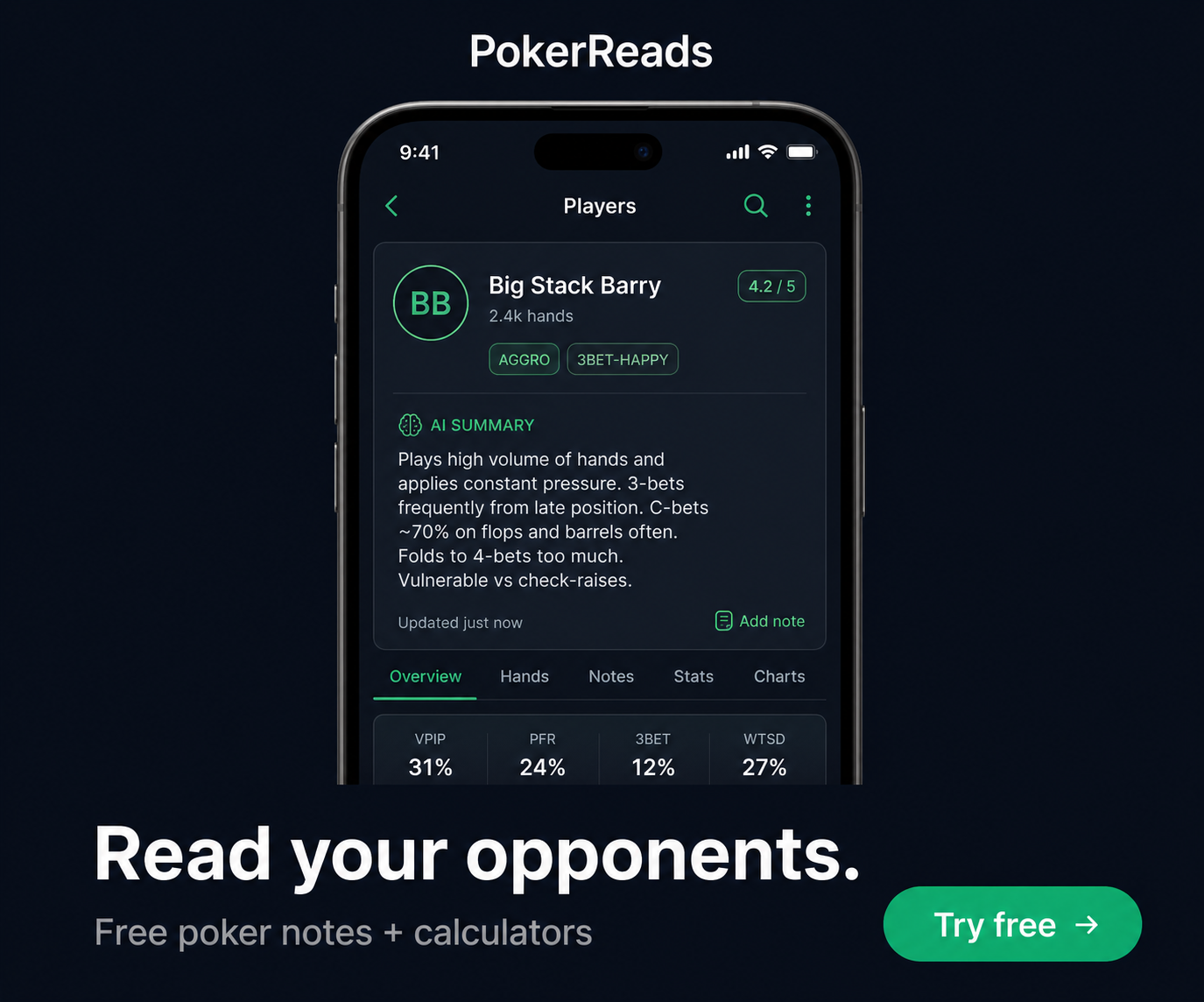 PokerReads Sidebar